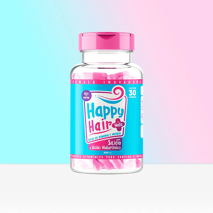 Suplemento Vitamínico - Cabelos e Unhas - Happy Hair 1