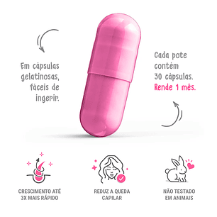 Suplemento Vitamínico - Cabelos e Unhas - Happy Hair