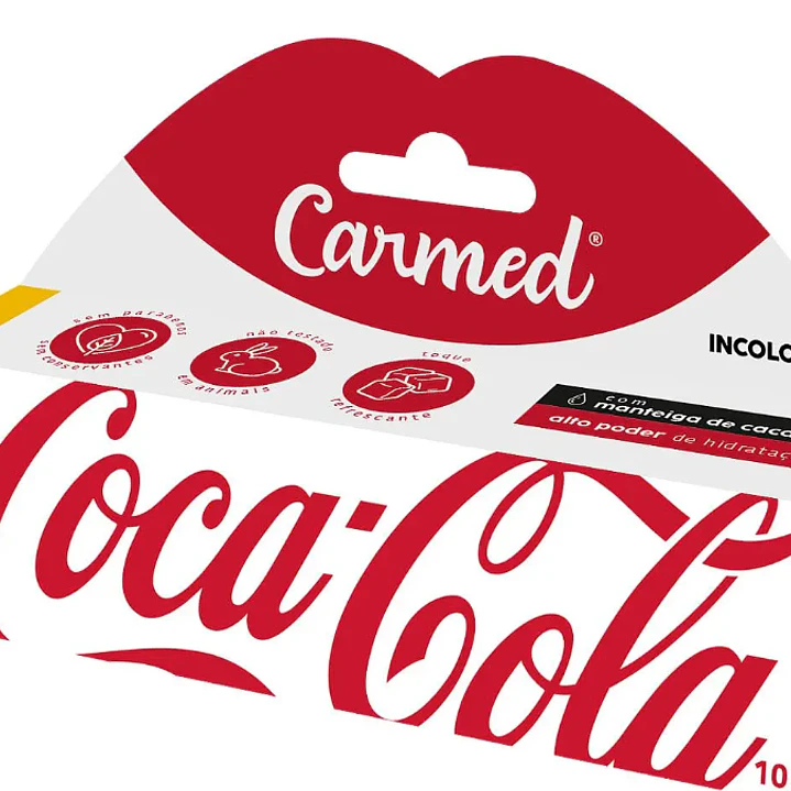 Hidratante Labial - Coca Cola - Incolor - CARMED 1