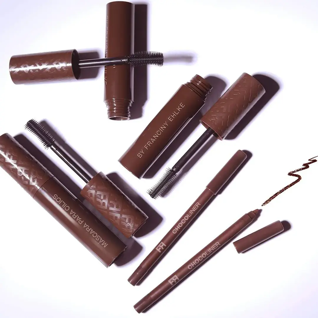 KIT FRAN CHOCOEYES MÁSCARA CILIOS MARROM E LÁPIS MULTIFUNCIONAL FRAN BY FRANCINY EHLKE 2