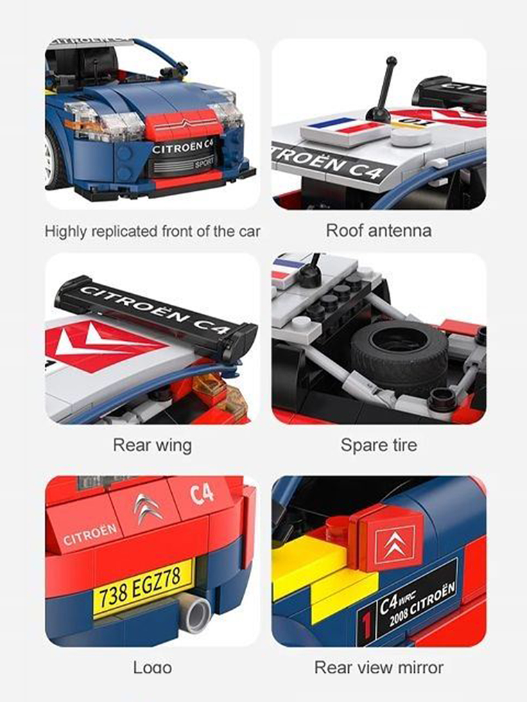 Citroën C4 WRC 2008 / Control Remoto / Escala 1-20 7