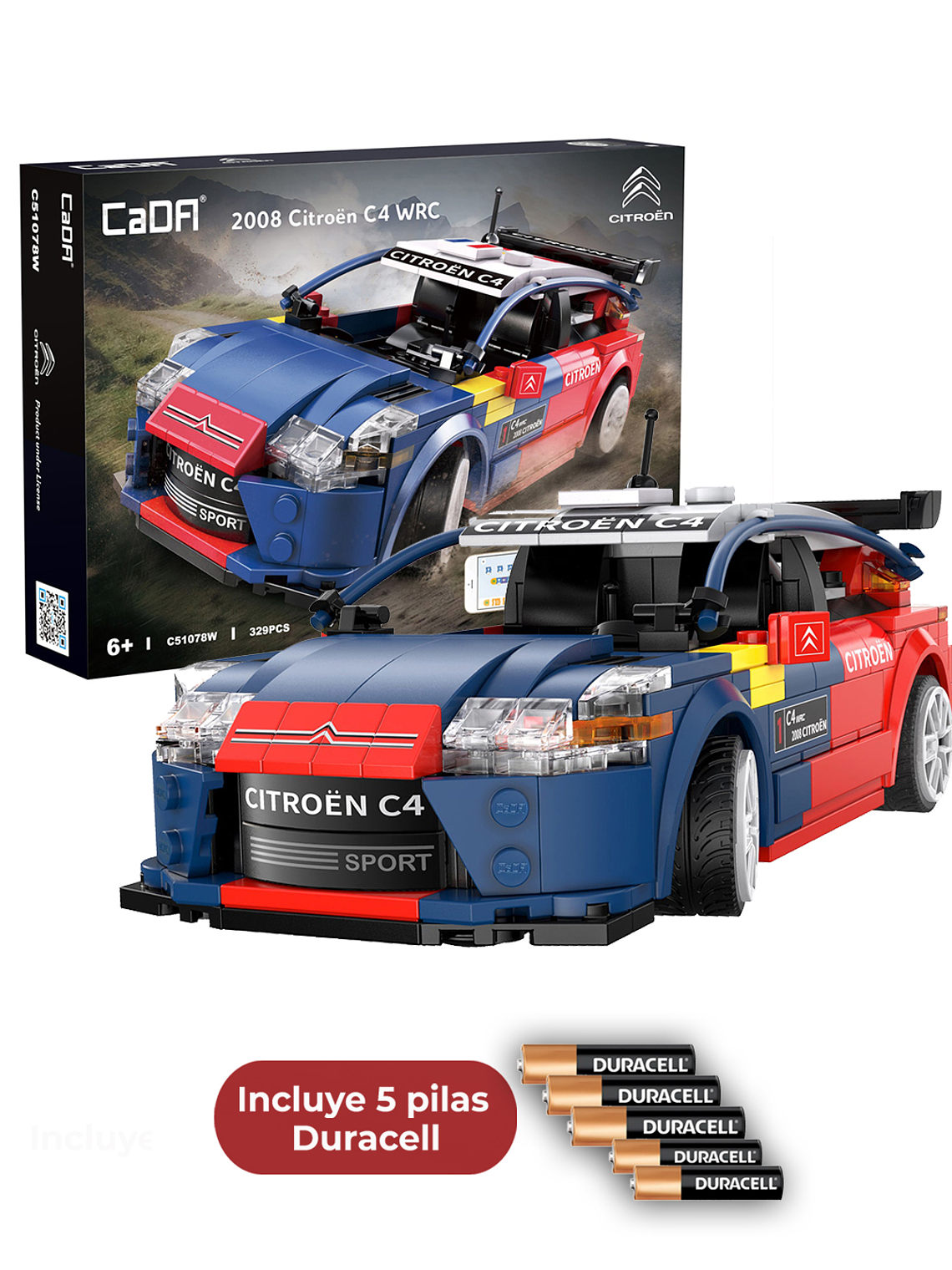 Citroën C4 WRC 2008 / Control Remoto / Escala 1-20 2