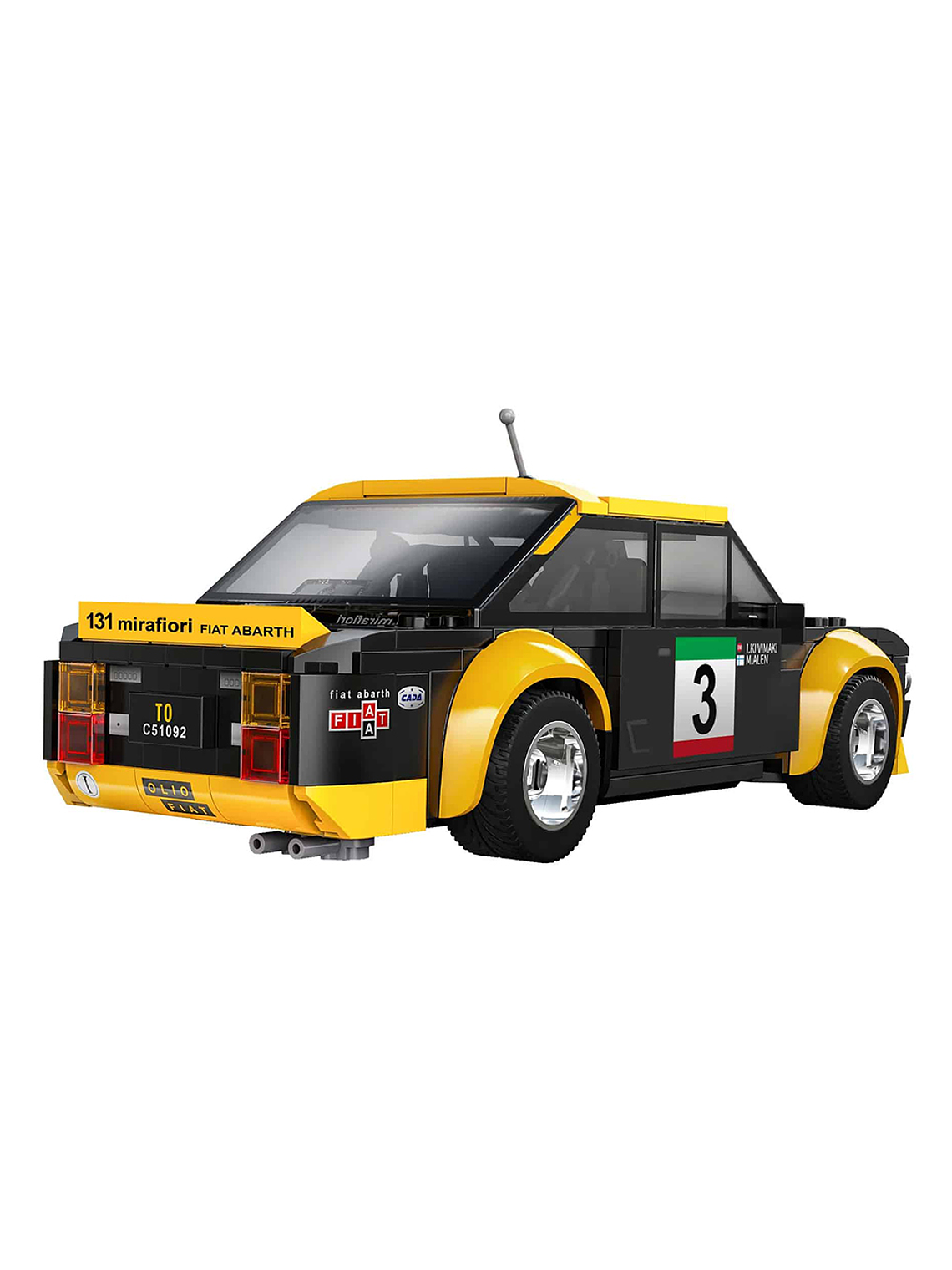 Fiat Abarth 131 Rally Car / Control Remoto / Escala 1-20 4
