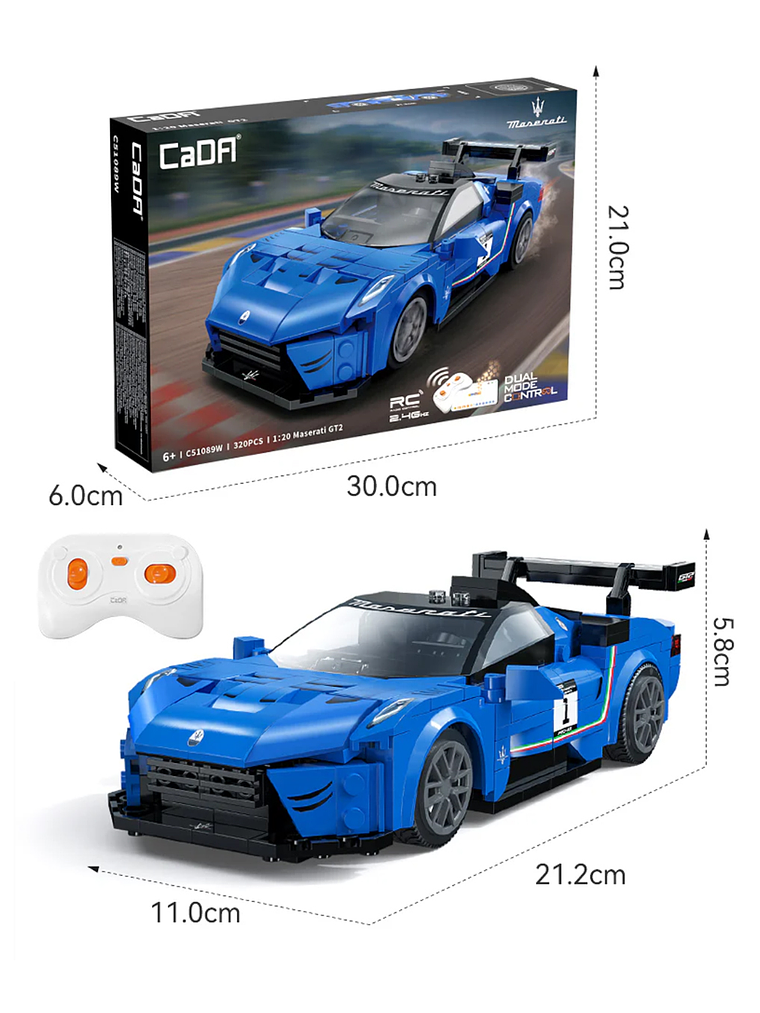 Maserati GT2 / Control Remoto / Escala 1-20 6