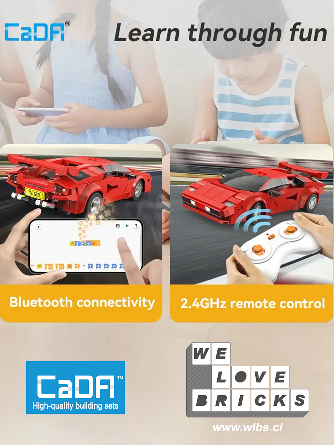 Red Shadow (Lamborghini Countach) / Control Remoto / Escala 1-20 7