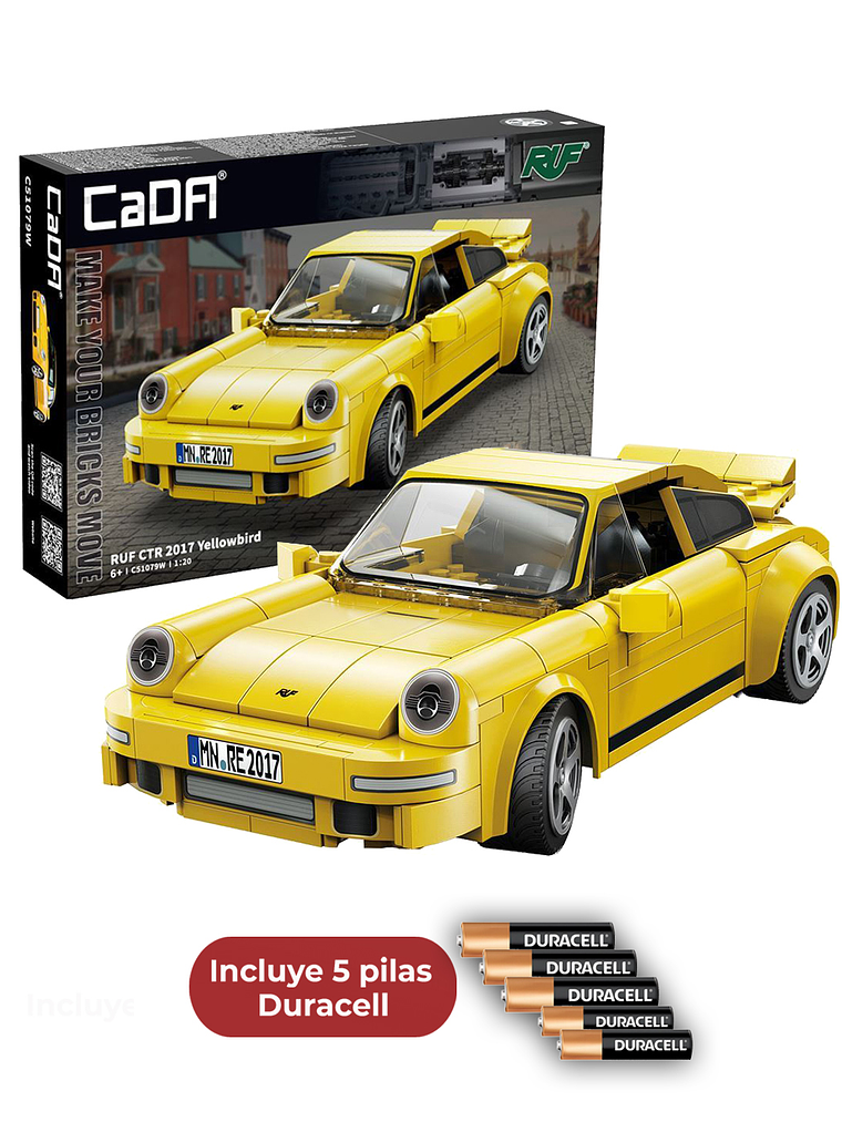 RUF CTR 2017 Yellowbird / Control Remoto / Escala 1-20 1