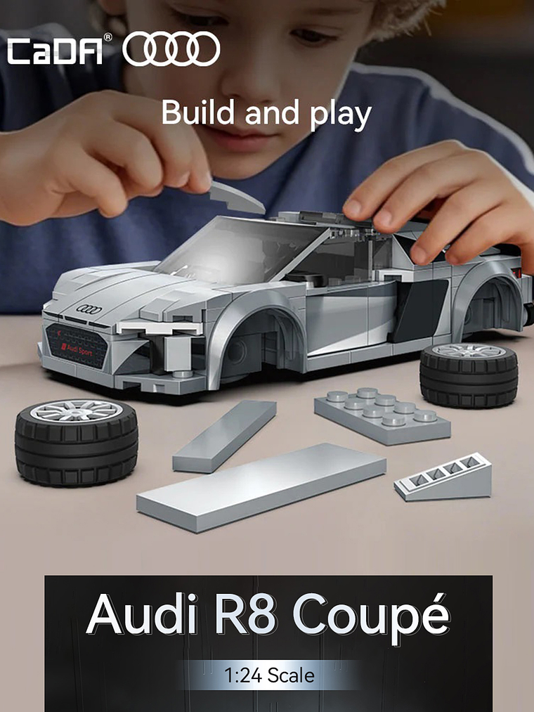 Audi R8 Coupé 2019 / Escala 1-24 7