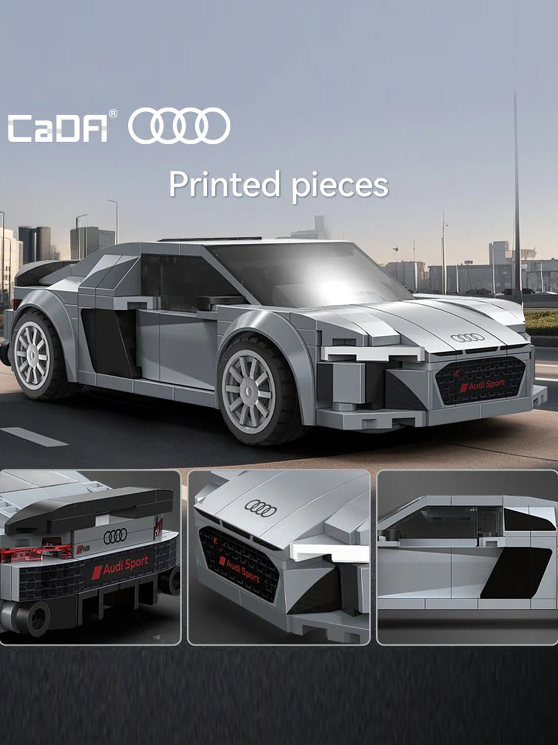 Audi R8 Coupé 2019 / Escala 1-24 6