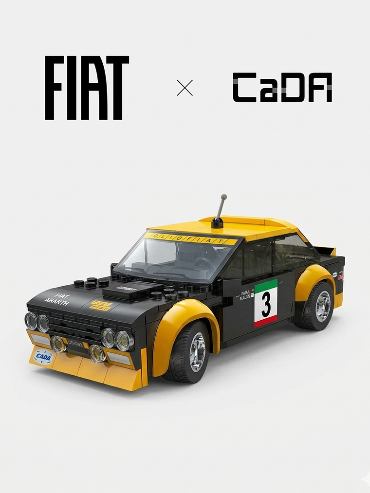 Fiat Abarth 131 Rally Car / Control Remoto / Escala 1-20 1