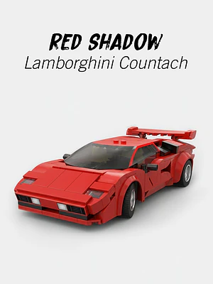Red Shadow (Lamborghini Countach) / Control Remoto / Escala 1-20