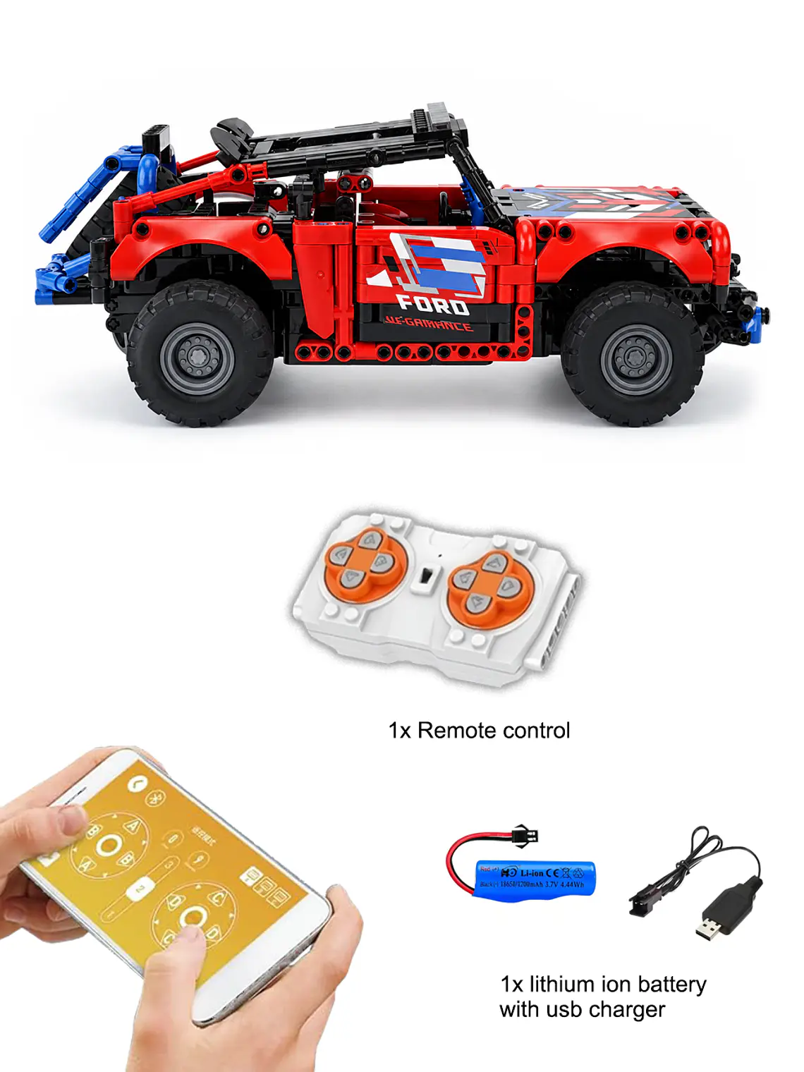 Off-Road Wildspeed Jeep / Escala 1:14 4