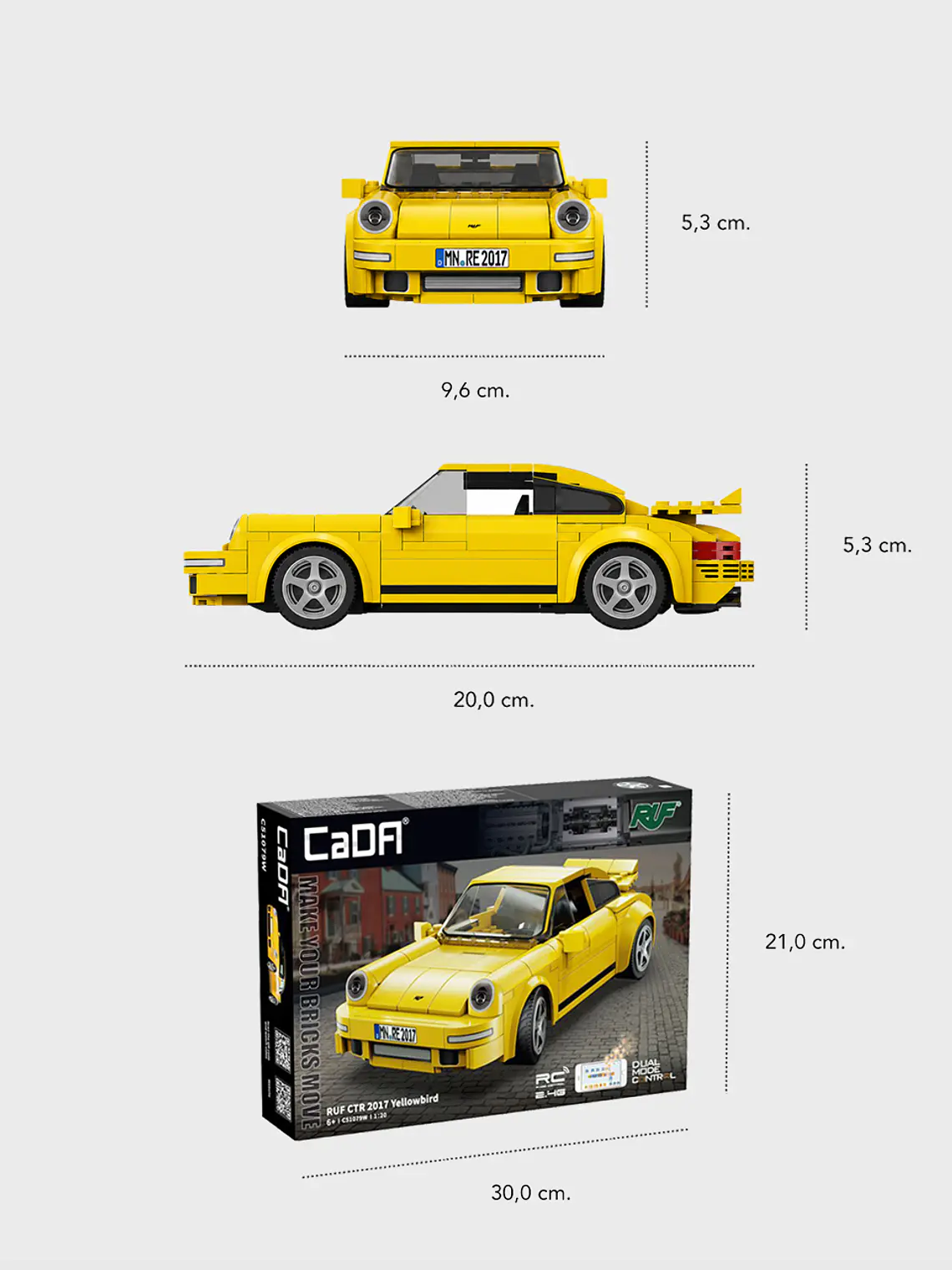 RUF CTR Yellowbird / Control Remoto / Escala 1:20 3