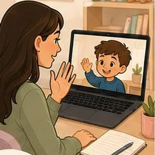Citas de psicología de 3 a 12 años (Niños - Virtual)