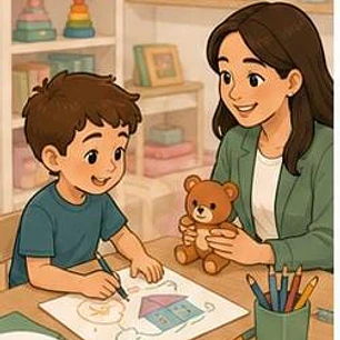Citas de psicología de 3 a 12 años (Niños - Presencial)