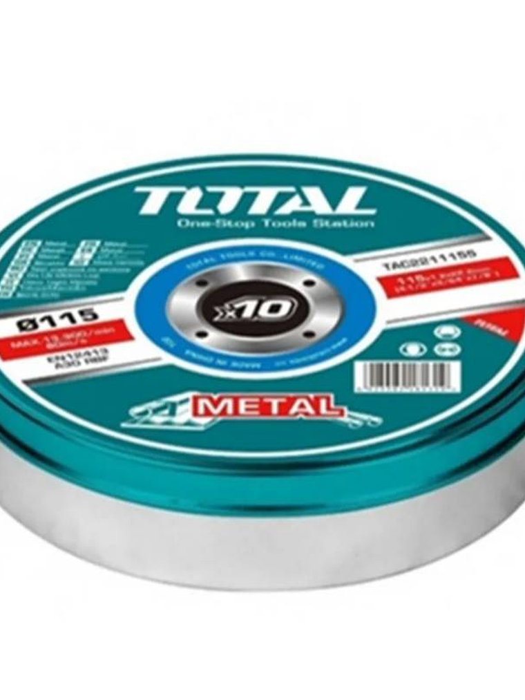 DISCO DE CORTE 4 1/2 (115X1.2X22.2MM) SET 10 PIEZAS TOTAL 1