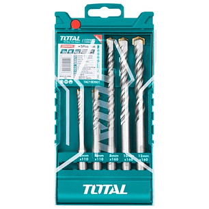 BROCAS PARA CONCRETO SDS PLUS SET DE 5 PIEZAS TOTAL
