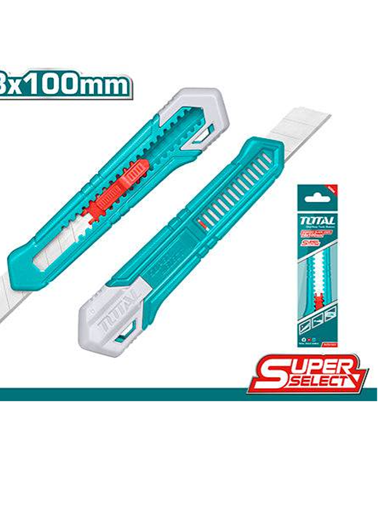 CUCHILLO CARTONERO 100MM TOTAL 2