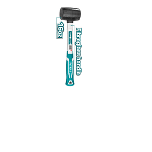 MACETA DE GOMA CON MANGO DE FIBRA 16OZ (450G) TOTAL