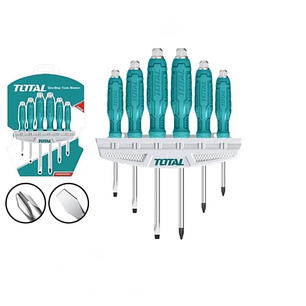 DESTORNILLADORES DE GOLPE SET 6 PIEZAS TOTAL