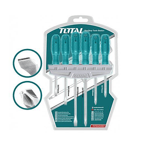 SET DESTORNILLADOR ECO 6 PIEZAS TOTAL