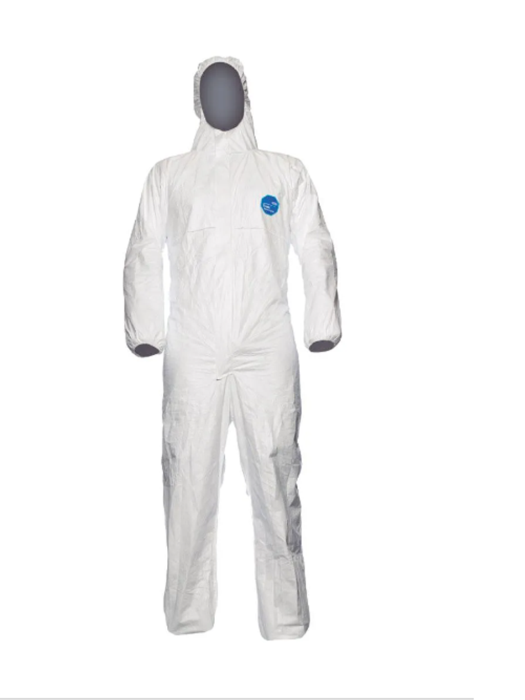 TRAJE OVEROL DESECHABLE BLANCO DUPONT TYVEK 500XPERT  1