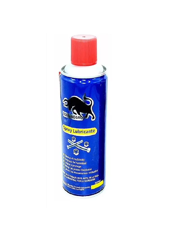 LUBRICANTE MULTIUSO SPRAY 250CC TORO NEGRO 1