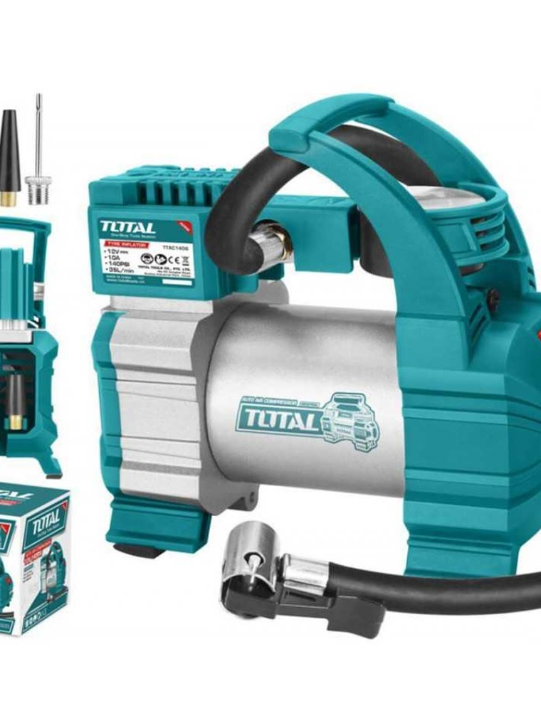 COMPRESOR PARA AUTO 12V. TOTAL 1