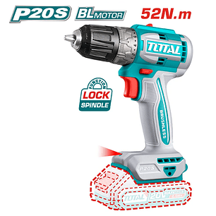 TALADRO INALAMBRICO BL MOTOR 20V 10mm de 52nm