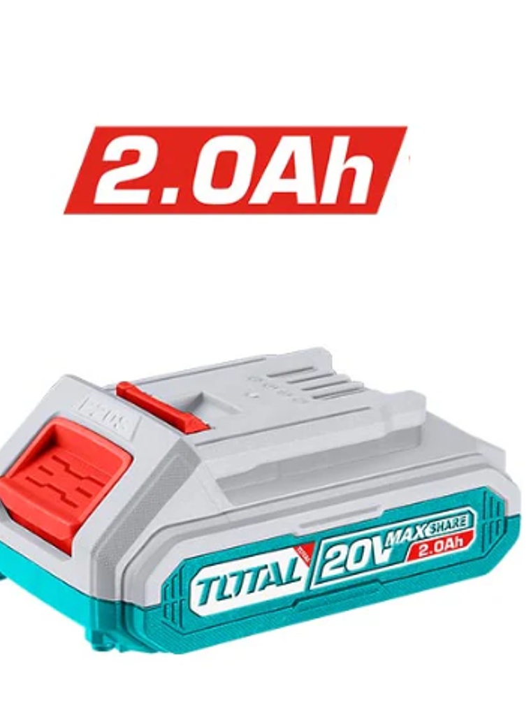 BATERÍA DE LITIO-ION 20V (2.0AH) TOTAL 2