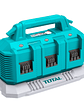 CARGADOR DE BATERIA 6 PUERTOS 20V 4am - Miniatura 3