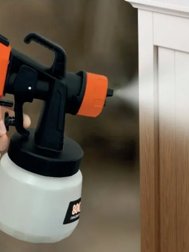 PISTOLA DE PINTURA ELECTRICA 450W 800 ML DAEWOO 2