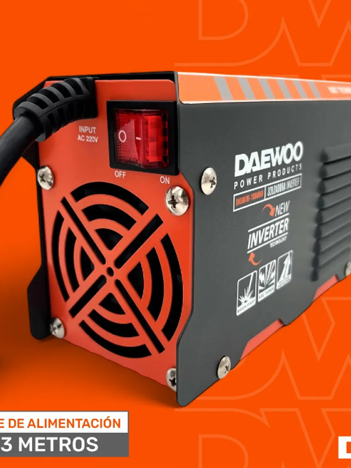 SOLDADORA INVERTER 100 AH DAEWOO 5
