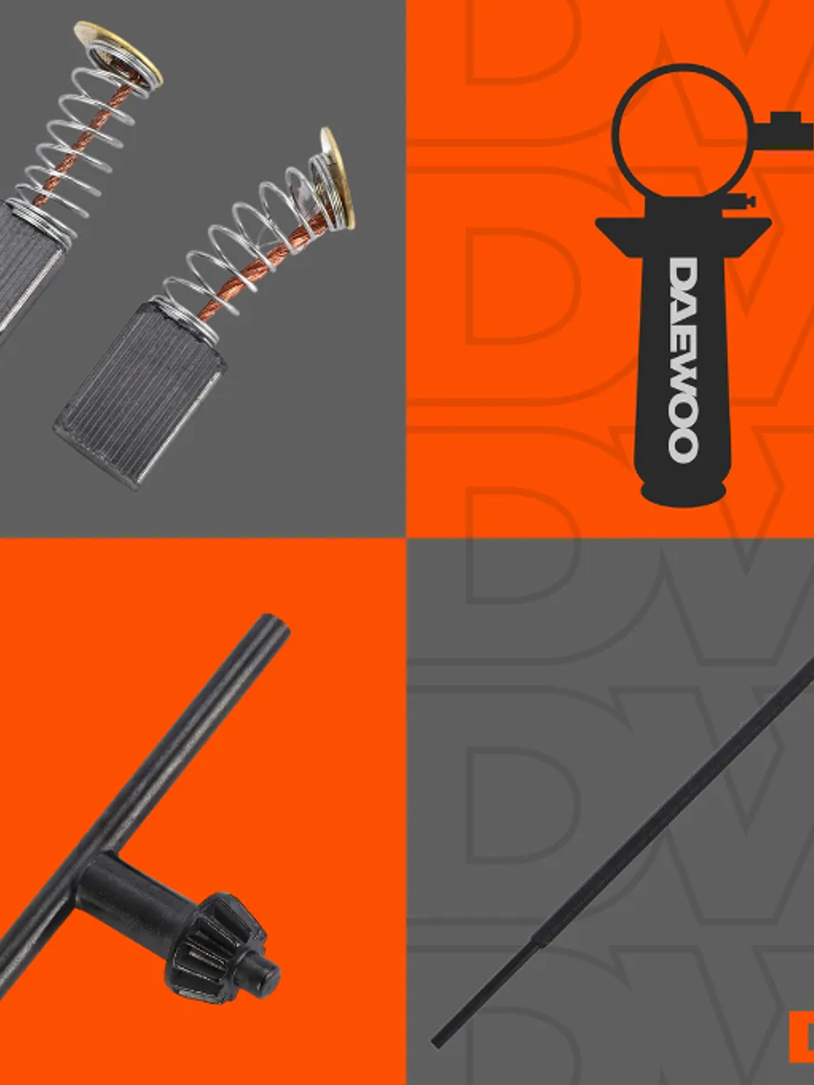 TALADRO PERCUTOR 550W DAEWOO 2