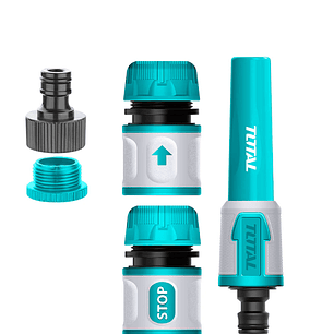 SET 5 CONECTORES RAPIDOS DE MANGUERA - TOTAL