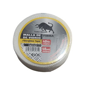 CINTA PARA JUNTAS DE MALLA DE FIBRA DE VIDRIO 40Y 48MM