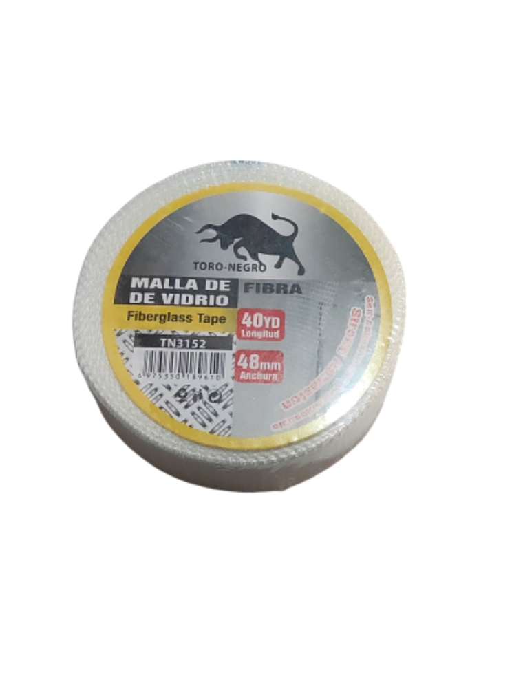 CINTA PARA JUNTAS DE MALLA DE FIBRA DE VIDRIO 40Y 48MM 1