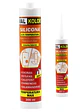 SILICONA ALTA TEMPERATURA COLOR ROJO 300ML VALPRIK - Miniatura 2
