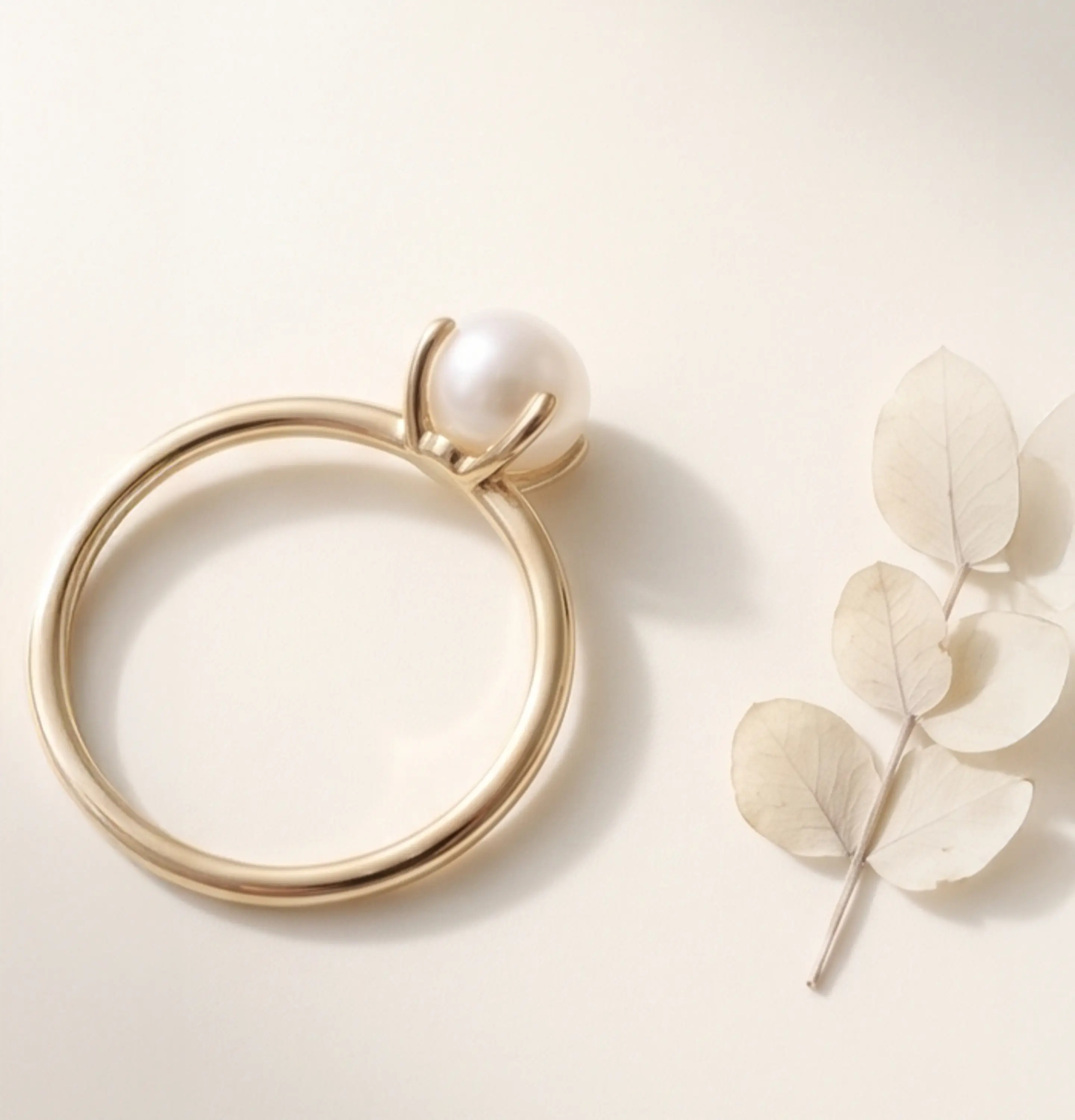 Pearl Engagement Ring 3 3