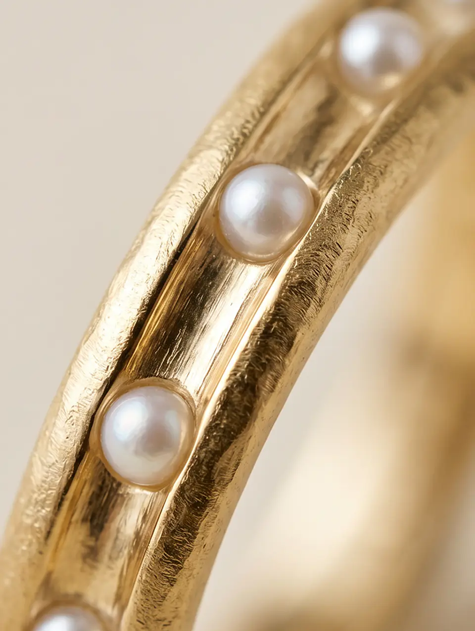 Pearl Wedding Band 18 2