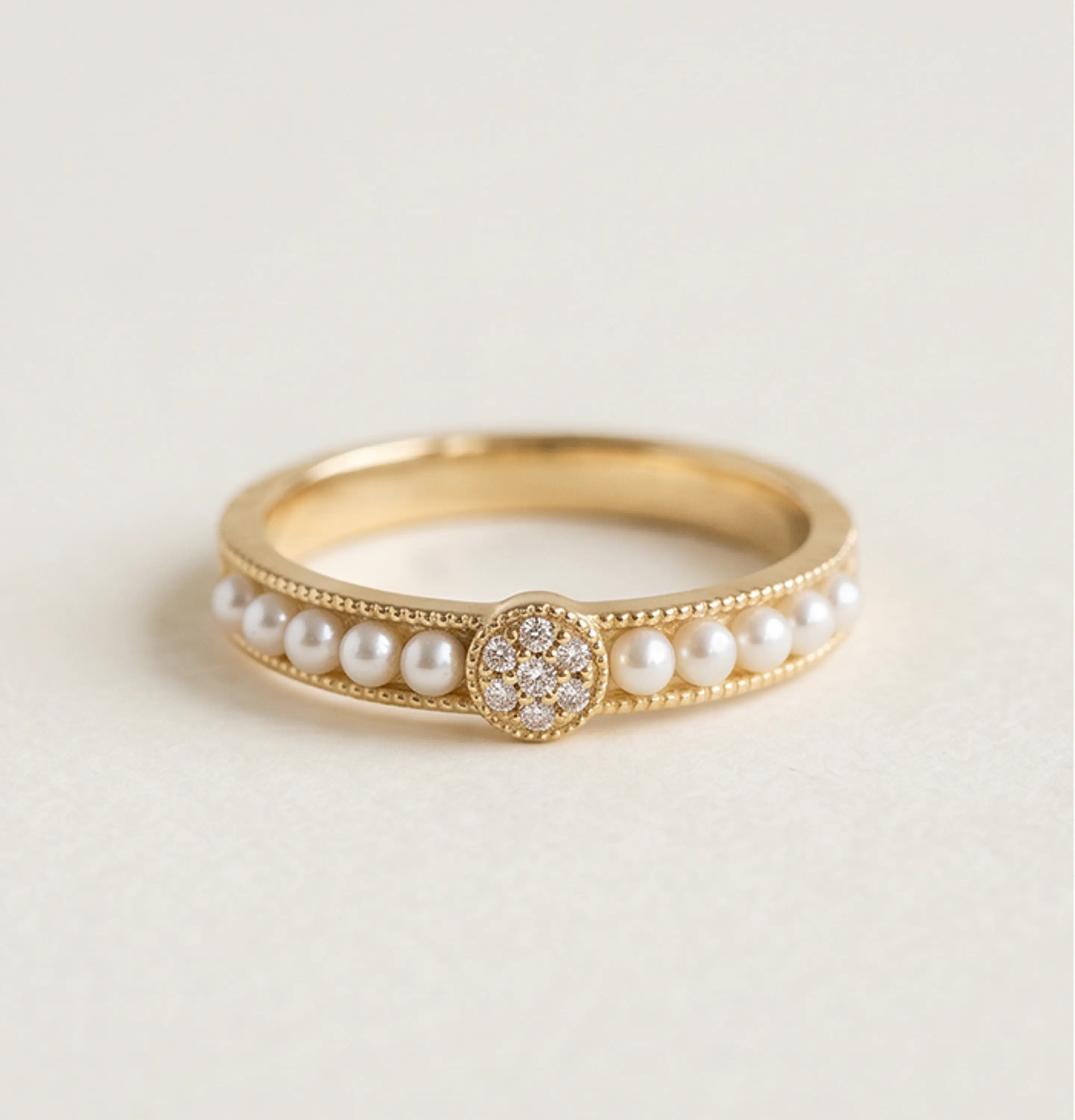 Pearl Wedding Band 20 1