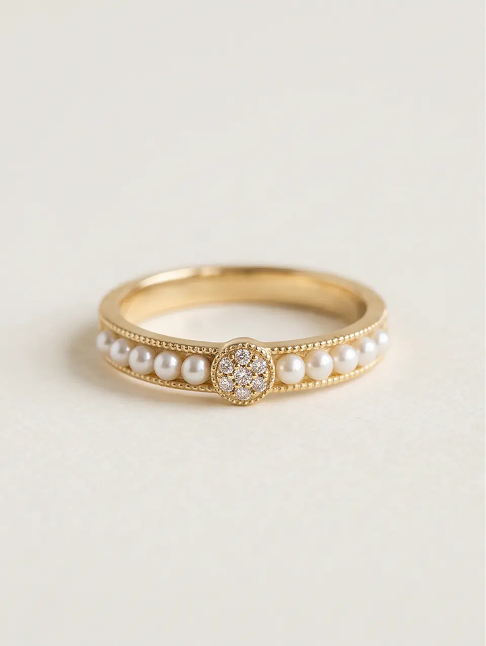 Pearl Wedding Band 20 1