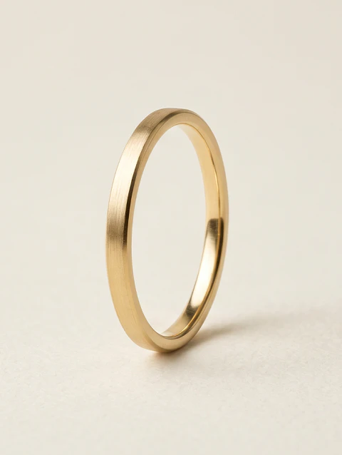 Minimal Wedding Band 25