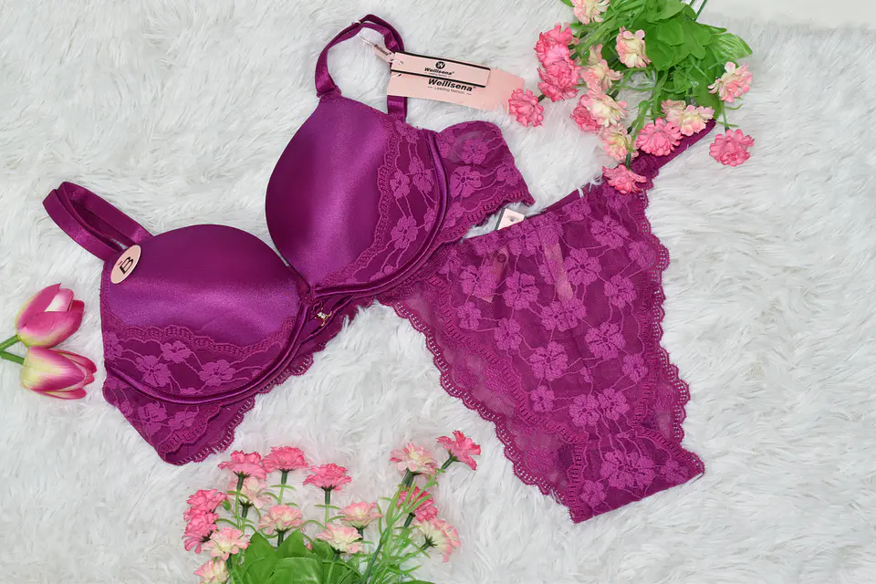 Conjunto de ropa interior con encaje Copa B 3