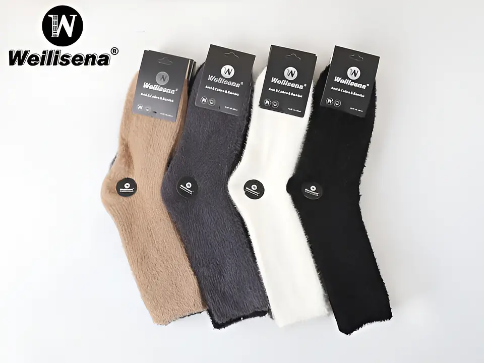 Docena de calcetines de lana para hombre 1