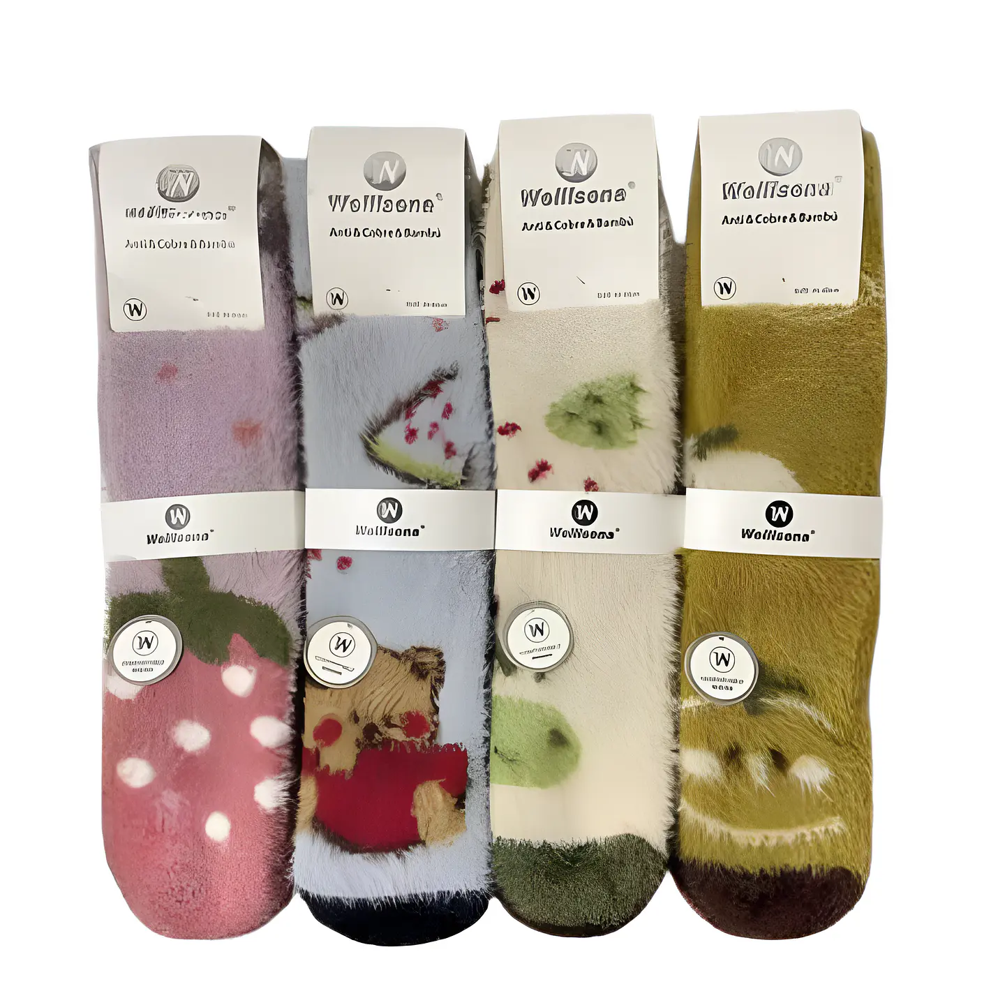 Docena de calcetines de lana con diseño 1