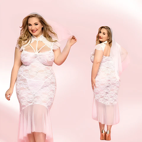 Lenceria de vestido de novia