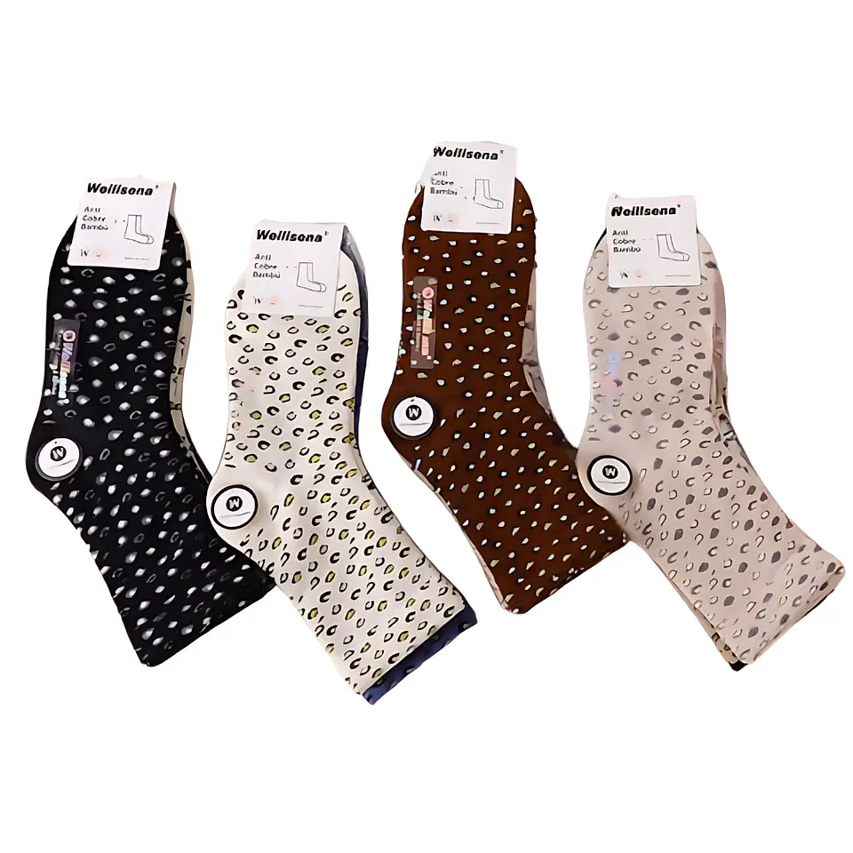 Docena de calcetines con estampado de leopardo  1