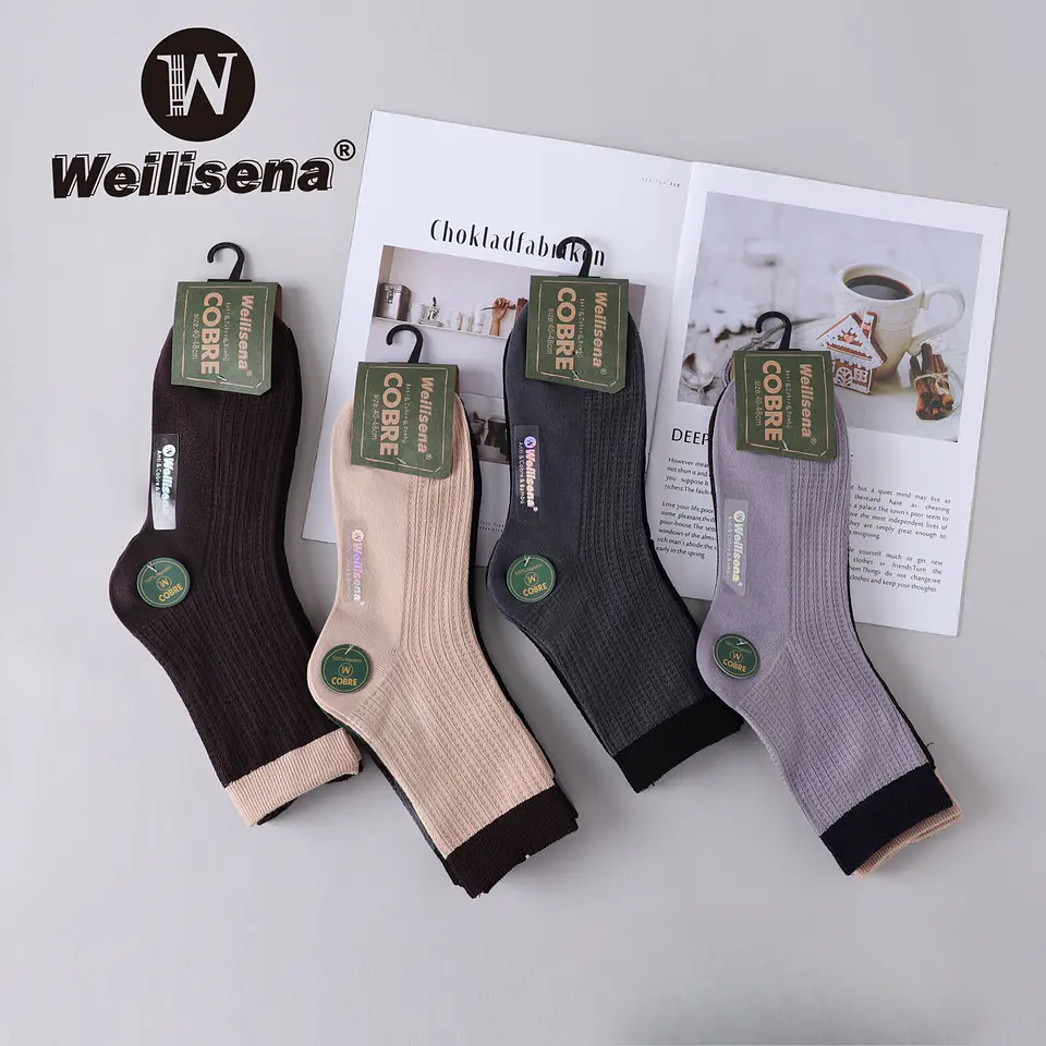 Docena de medias de cobre para hombre  1