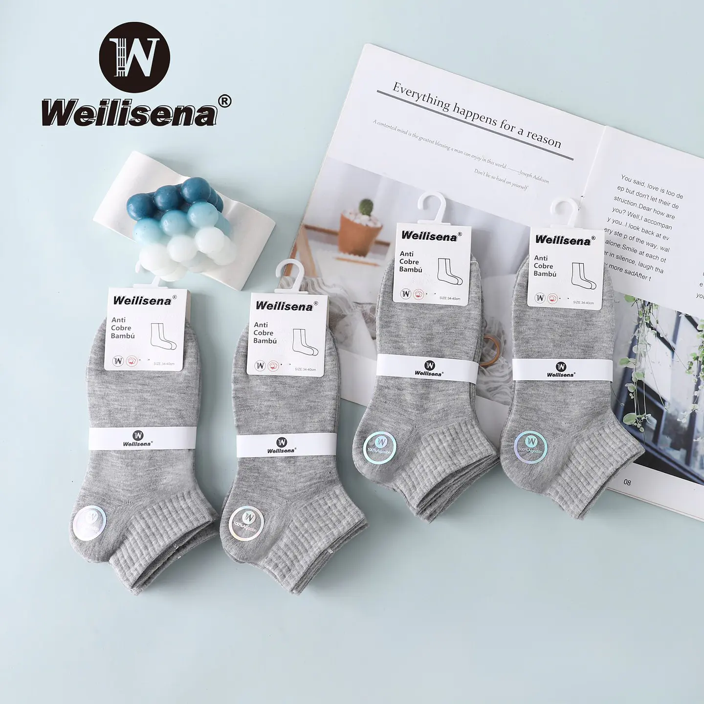 Docena de calcetines cortos para mujer  2