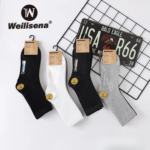 Docena de calcetines de algodón de hombre 